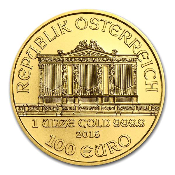 ウィーン金貨 1オンス オーストリア造幣局発行2