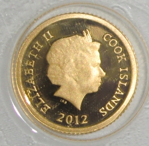 テディベア金貨 1/30オンス 2012年製クック諸島政府発行